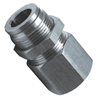 Stainless Steel Bulkhead Connector Push To Connect Fitting